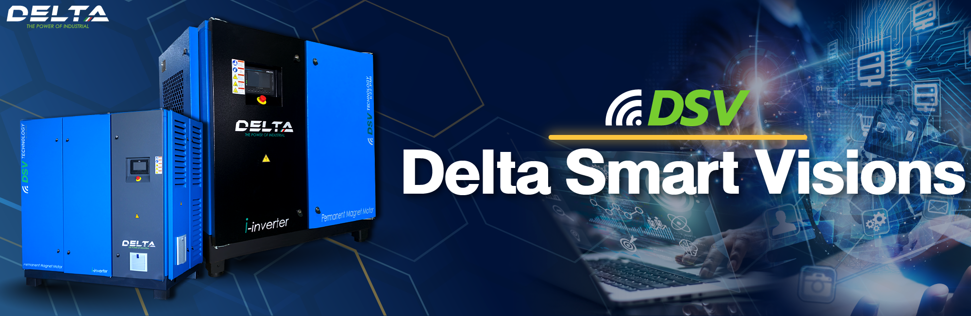 ปั๊มลมเดลต้า DSV delta smart visions