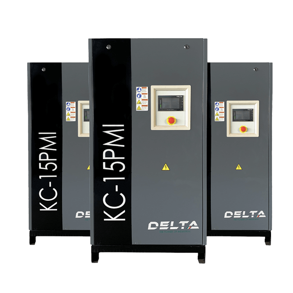 Smart KC-PMI series​ ปั๊มลมสกรู DELTA รุ่น Compact – Permanent Magnet Motor – Inverter Controlled